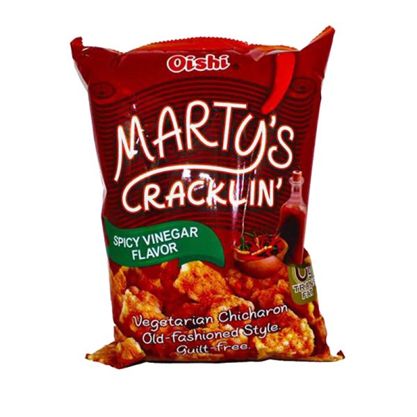 Oishi Marty's Crackling Spicy & Vinegar Chicaron 90gr