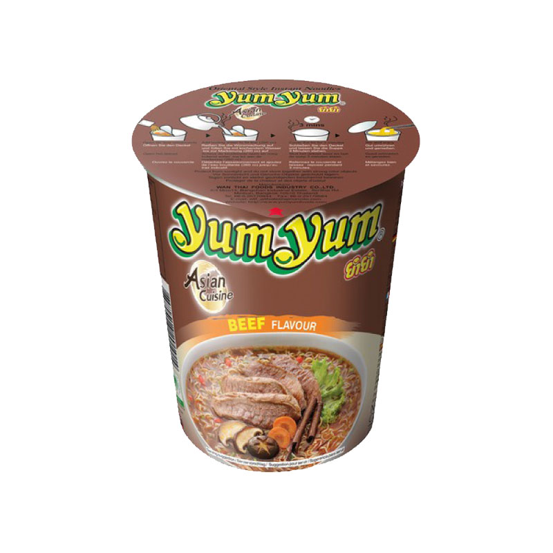 Yum Yum Instant Noodles Beef Cup 70 Gr - PinoyToko.nl