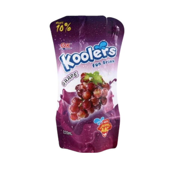 Yan Yan Koolers Fruit Drink Grape 220ml