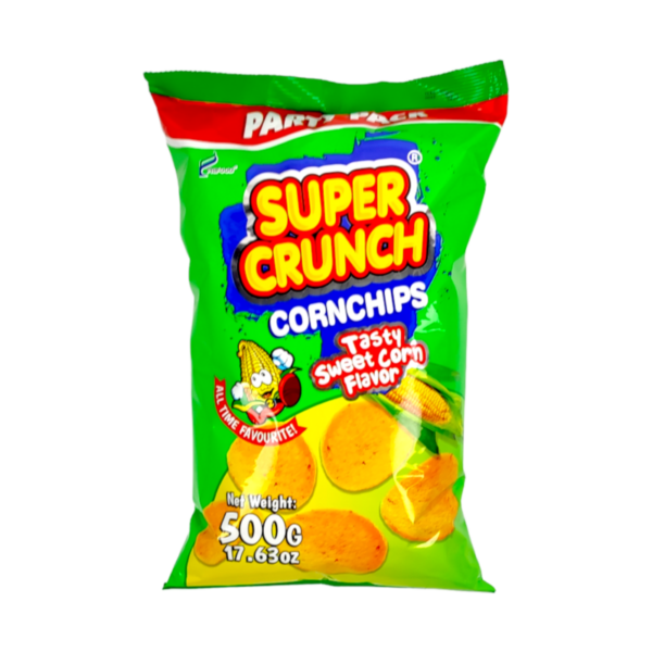 Super Crunch Corn Chips Sweetcorn Flavor 120gr