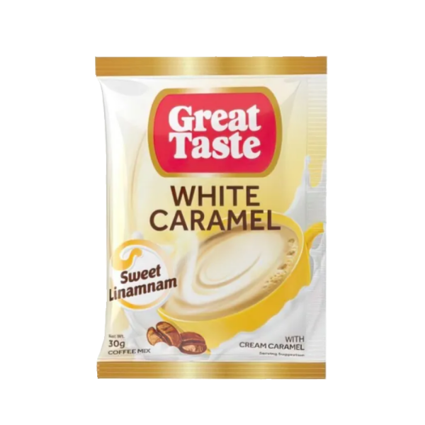 Great Taste Coffee White Caramel 10x30gr