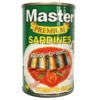 Master Sardines Green in Tomato sauce Premium 155gr