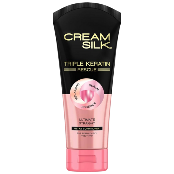 Creamsilk Triple Keratin Ultimate Straight Pink Conditioner 170ml