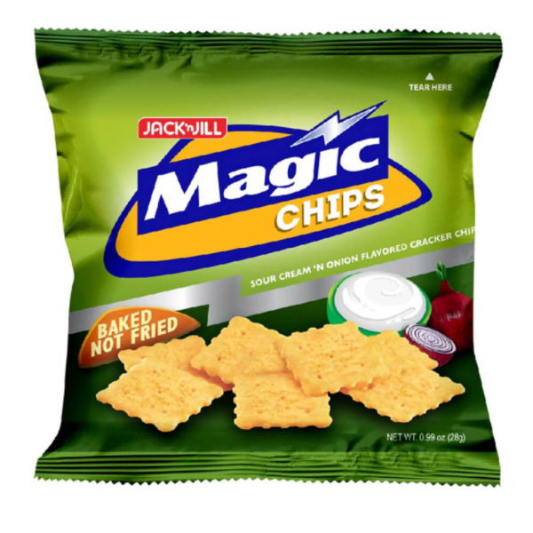 Jack&Jill Magic Chips Sour Cream & Onion 28 gr