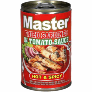 Master Fried Sardines in tomato Sauce hot & Spicy 155gr