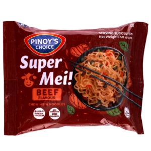 Pinoy's Choice  Super Mei Chow Mei  Instant Noodles Beef Flavor 60gr