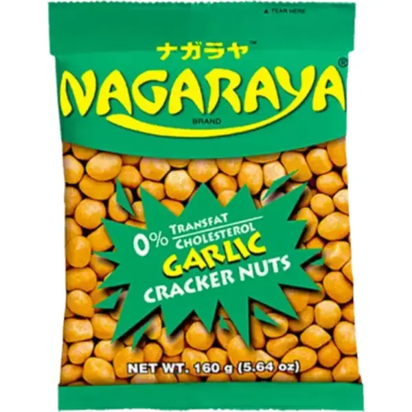4136 Nagaray Cracker Nuts Garlic 160gr